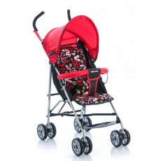 Прогулочная коляска Geoby LD319W-K219 (красная с черным)