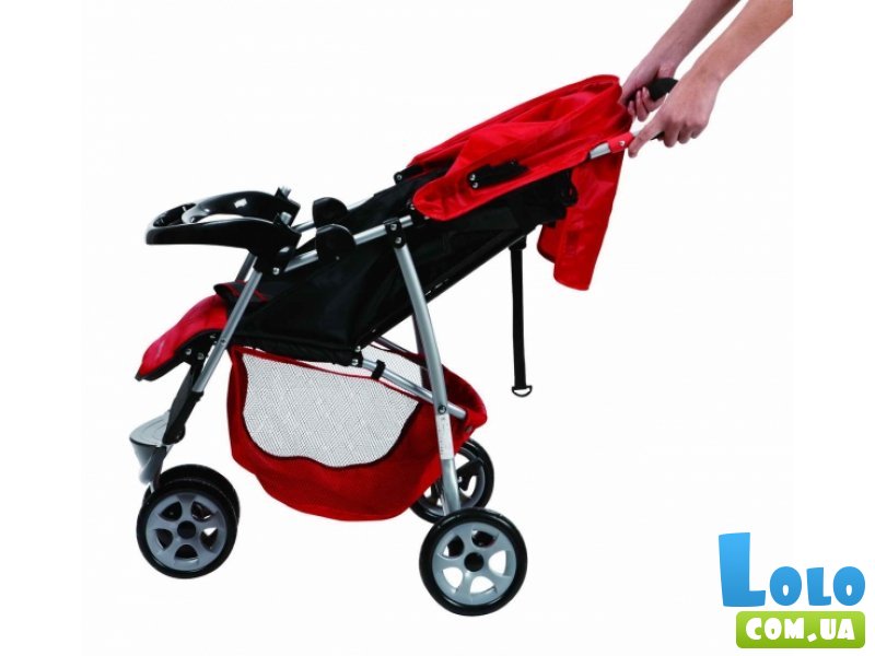 Прогулочная коляска Geoby LC200H-J358 (красная)