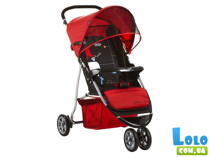 Прогулочная коляска Geoby LC200H-J358 (красная)