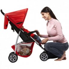 Прогулочная коляска Geoby LC200H-J358 (красная)