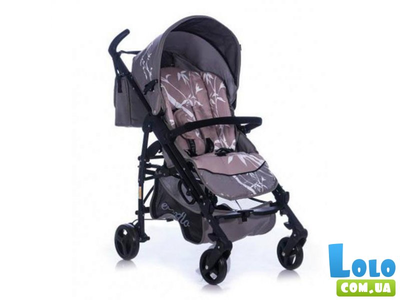 Прогулочная коляска Everflo PP-07 (серая), с рисунком