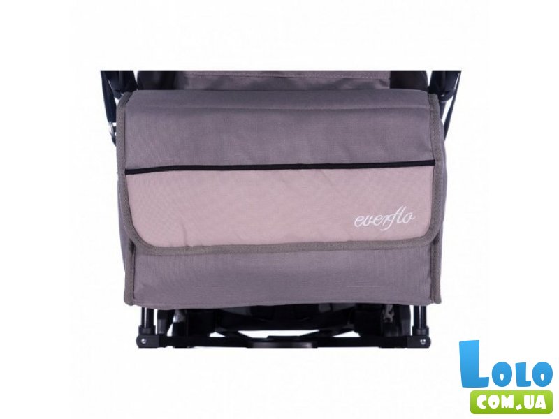 Прогулочная коляска Everflo PP-07 (серая), с рисунком