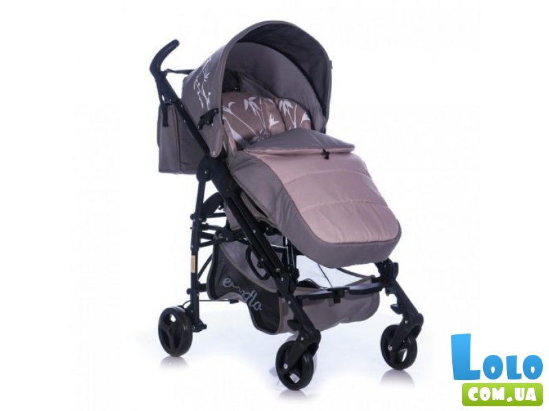 Прогулочная коляска Everflo PP-07 (серая), с рисунком