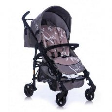 Прогулочная коляска Everflo PP-07 (серая), с рисунком