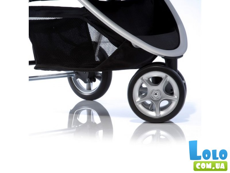 Прогулочная коляска Geoby С409-RMTP (черная с розовым)