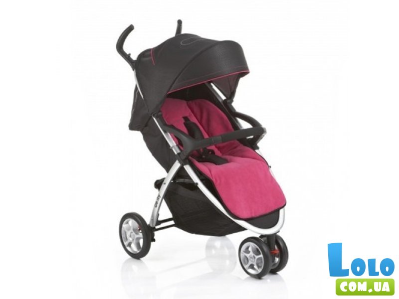 Прогулочная коляска Geoby С409-RMTP (черная с розовым)