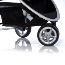 Прогулочная коляска Geoby С409-RMTP (черная с розовым)