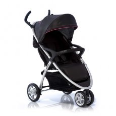 Прогулочная коляска Geoby С409-RMTP (черная с розовым)