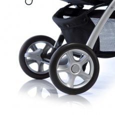 Прогулочная коляска Geoby С409-RMTP (черная с розовым)