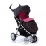 Прогулочная коляска Geoby С409-RMTP (черная с розовым)
