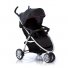 Прогулочная коляска Geoby С409-RMTP (черная с розовым)