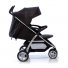 Прогулочная коляска Geoby С409-RMTP (черная с розовым)