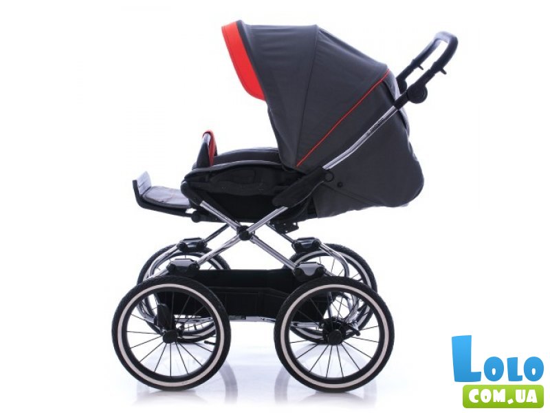 Прогулочная коляска Navington Caravel 14" Tenerife (серая с красным)