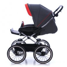 Прогулочная коляска Navington Caravel 14" Tenerife (серая с красным)