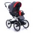 Прогулочная коляска Navington Caravel 14" Tenerife (серая с красным)