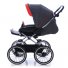 Прогулочная коляска Navington Caravel 14" Tenerife (серая с красным)