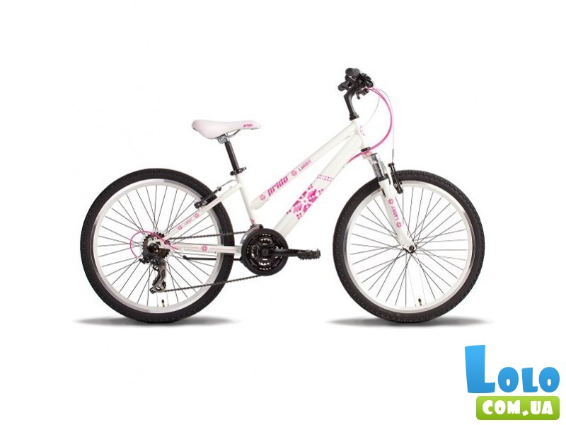 Велосипед двухколесный Profi Time Pride Lanny 24" 2014 SKD-45-61 (белый с розовым)