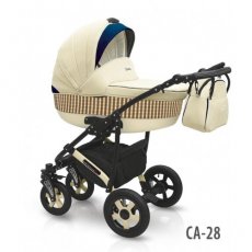 Универсальная коляска 2 в 1 Camarelo Carera CA-28 (бежевая)