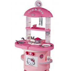 Интерактивная кухня Smoby Hello Kitty 24078 (розовая), 15 аксессуаров