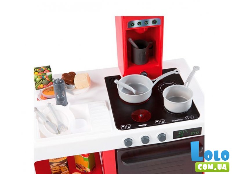 Интерактивная кухня Smoby Mini Tefal Cheftronic 24114 (белая), 21 аксессуар
