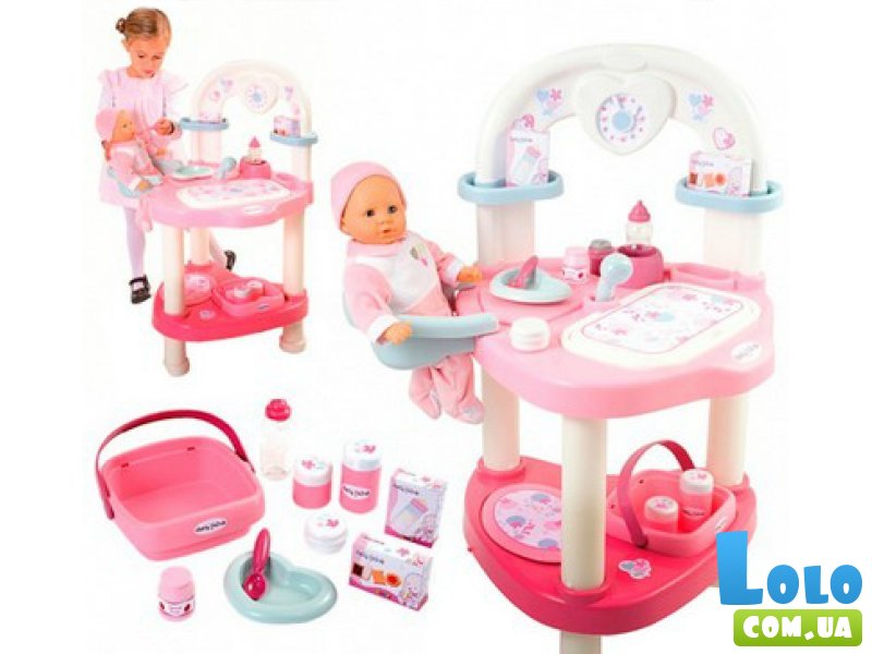Игровой набор по уходу за куклой Smoby Baby Nurse 24018 (розовый)
