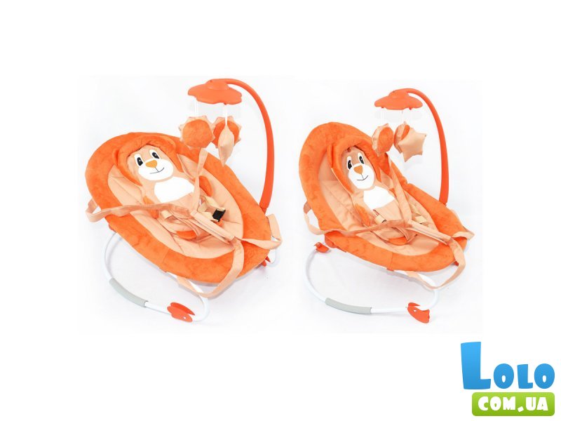 Шезлонг-качалка Baby Tilly Orange BT-BB-0002 (оранжевый)