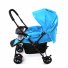 Прогулочная коляска Baby Tilly BT-WS-0004 Blue (голубая), с перекидной ручкой
