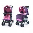 Прогулочная коляска Baby Tilly City BT-SB-0006A Dark Purple+Light Pink (фиолетовая с розовым)