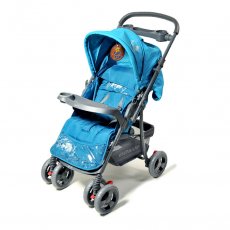 Прогулочная коляска Baby Tilly Elephant BT-WS-0001 Blue (голубая), с перекидной ручкой
