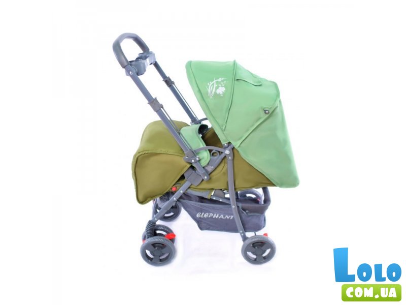 Прогулочная коляска Baby Tilly Elephant BT-WS-0001 Green (зеленая), с перекидной ручкой