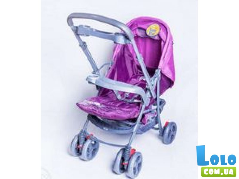 Прогулочная коляска Baby Tilly Elephant BT-WS-0001 Purple (фиолетовая), с перекидной ручкой