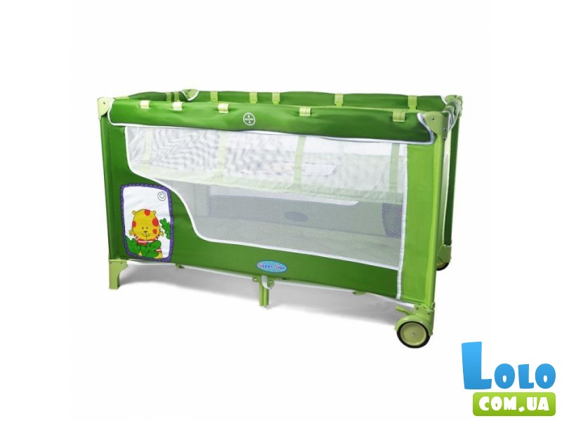 Манеж-кровать Baby Tilly BT-016-SLC Green (зеленая)