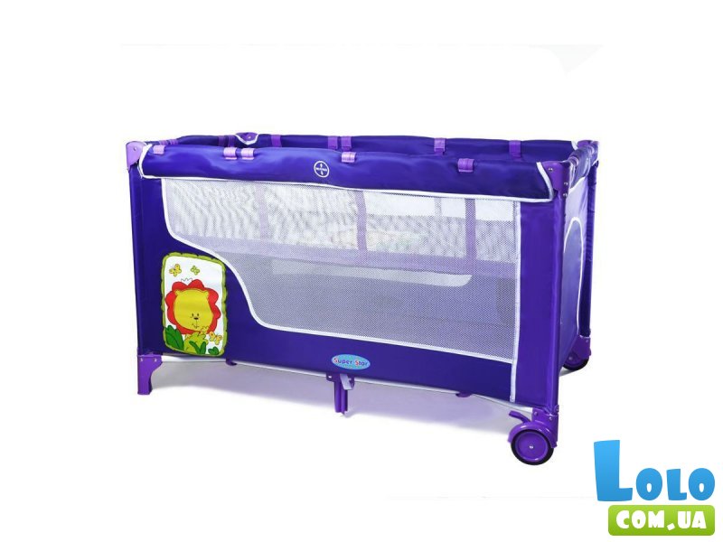 Манеж-кровать Baby Tilly BT-016-SLC Purple (фиолетовая)
