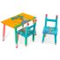Стол + 2 стула Baby Tilly "Джунгли" 2803-11 (желтый с голубым)