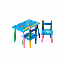 Стол + 2 стула Baby Tilly "Океан" 2931-1(2803-1) (голубой)