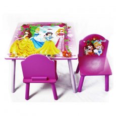 Стол + 2 стула Baby Tilly "Принцессы" BT-CWT-0002 (розовый)