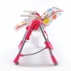 Стульчик для кормления Baby Tilly BT-HC-0003 Crimson (розовый с белым)