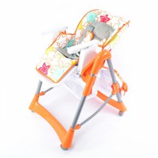 Стульчик для кормления Baby Tilly T-651 Orange (оранжевый с белым)