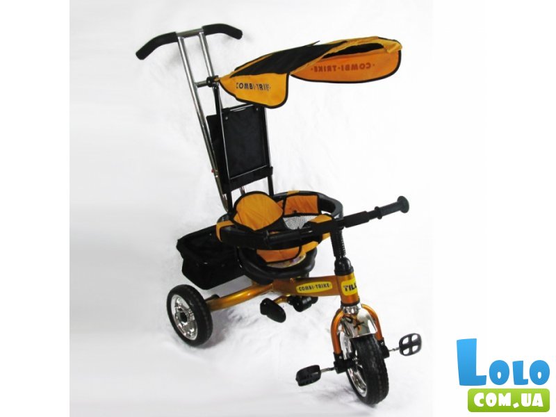 Велосипед трехколесный Baby Tilly Combi Trike BT-CT-0001 Gold (желтый)