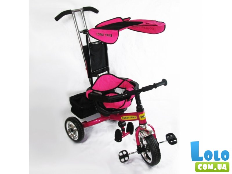 Велосипед трехколесный Baby Tilly Combi Trike BT-CT-0001 Pink (розовый)