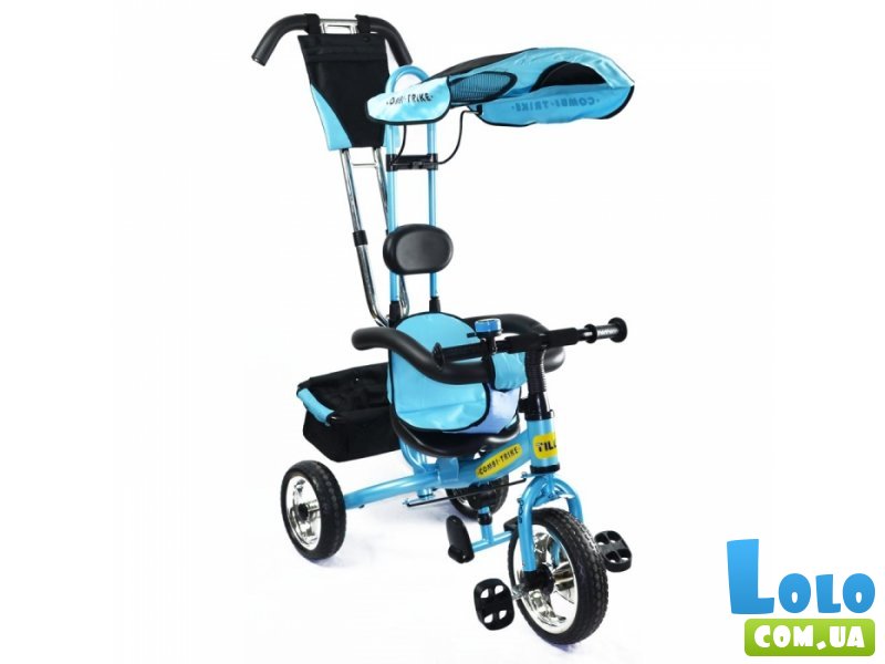 Велосипед трехколесный Baby Tilly Combi Trike BT-CT-0002 Blue (голубая)
