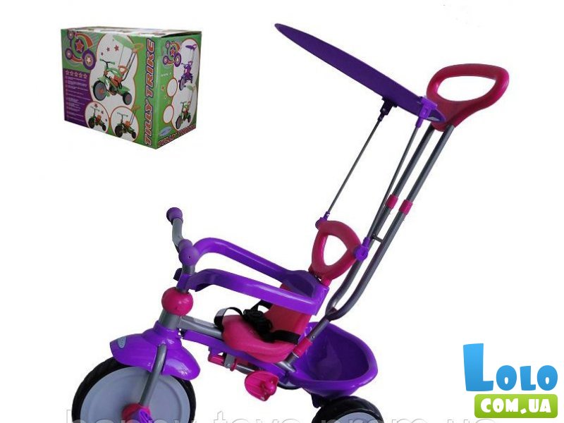 Велосипед трехколесный Baby Tilly TT-2012 Pink Violet (розовый с фиолетовым)