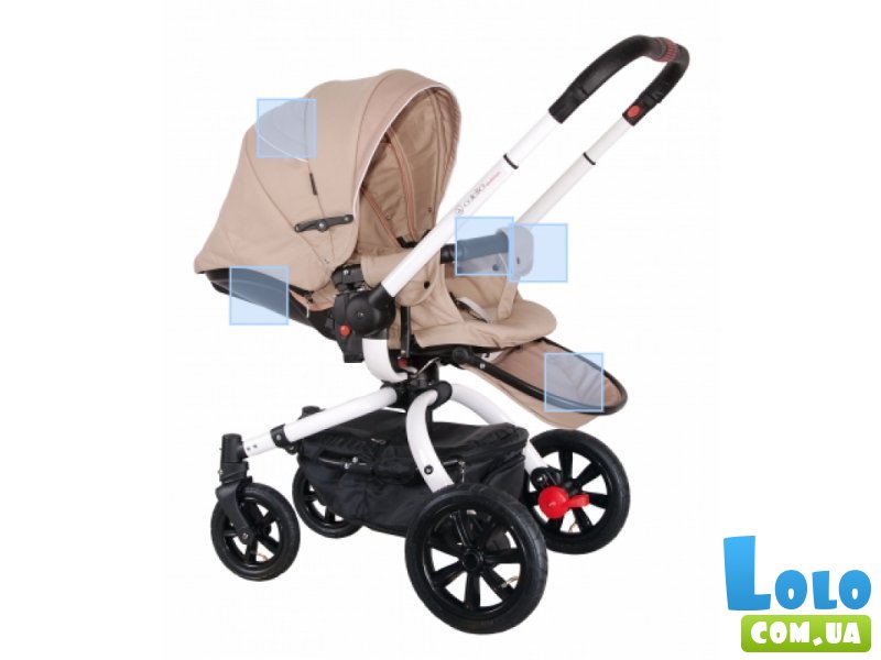 Универсальная коляска 2 в 1 Coletto Marcello MR01 (бежевая)