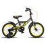 Велосипед двухколесный Pride Flash 16" 2015 SKD-78-86 (черный с жёлтым), матовый