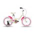 Велосипед двухколесный Pride Amelia 18'' 2015 SKD-84-41 (белый с розовым), глянцевый