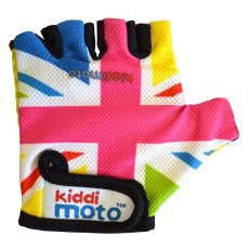 Перчатки для велосипеда Kiddi Moto "Британский флаг" (CLO-08-87), размер М
