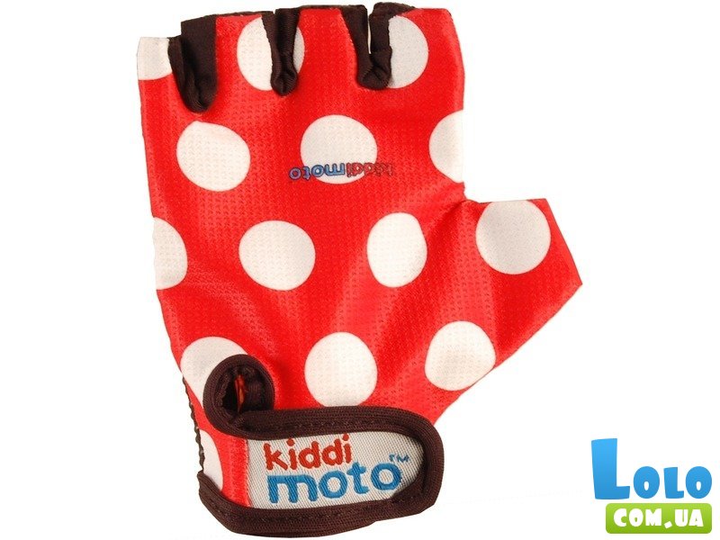 Перчатки для велосипеда Kiddi Moto CLO-45-59 (красные с белым), размер М