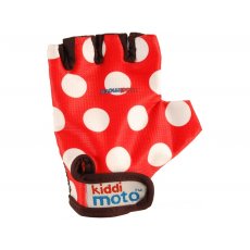 Перчатки для велосипеда Kiddi Moto CLO-45-59 (красные с белым), размер М