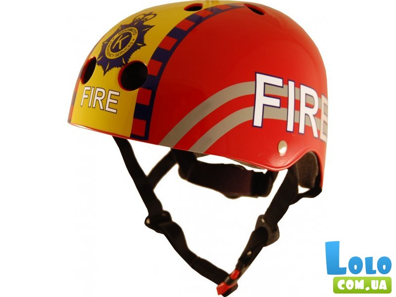 Шлем Kiddi Moto "Пожарник" HEL-06-56 (красный), размер M