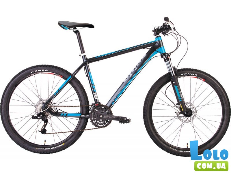 Велосипед двухколесный Pride XC-350 26", рама - 21" 2014 SKD-35-58 (черный с синим), матовый